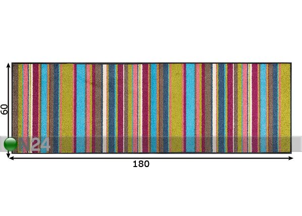 Ковёр Stripes 60x180 cм размеры