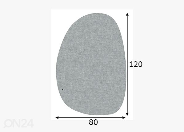 Ковер Tom Tailor Cozy Pebble, 80x120 см мята размеры