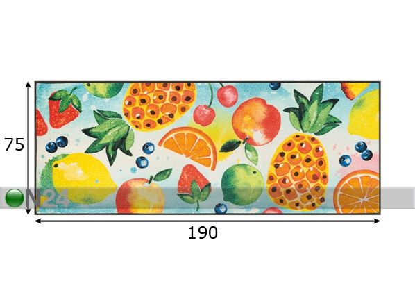 Ковер Tutti Frutti 75x190 cm размеры