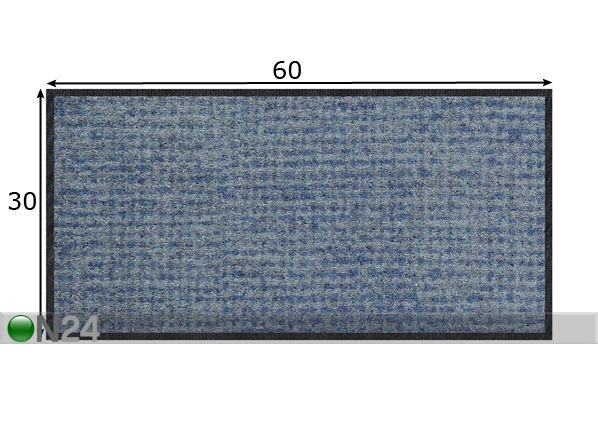 Ковер Weave denim 30x60 см размеры