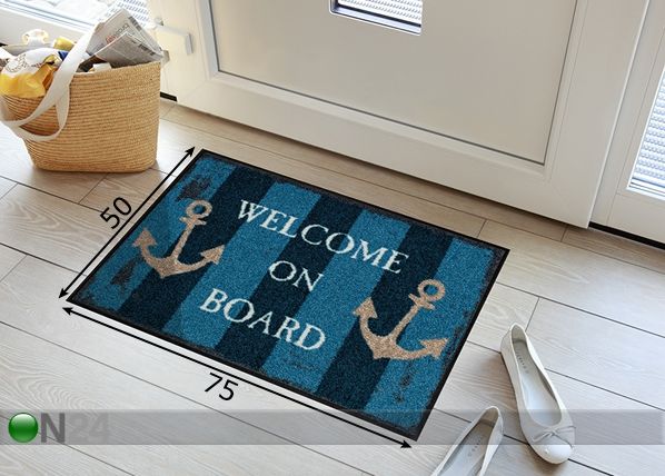 Ковер Welcome on Board 50x75 cm размеры