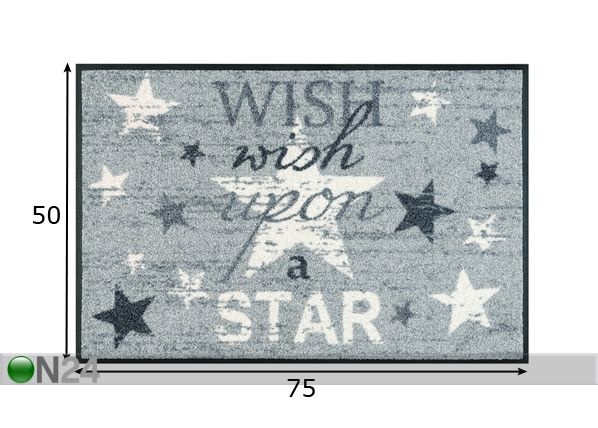 Ковер Wish upon a star 50x75 cm размеры