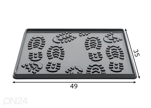 Коврик для обуви Boot tray 49x35 см размеры