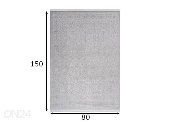Ковeр Pierre Cardin Silver 80x150 см размеры