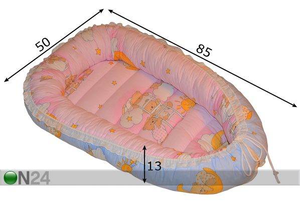 Кокон / гнездо для новорожденных Teddy Bear 50x85 cm размеры