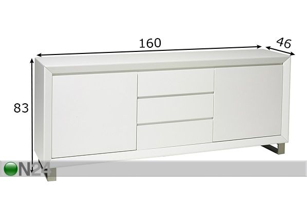 Комод Base 160 cm размеры