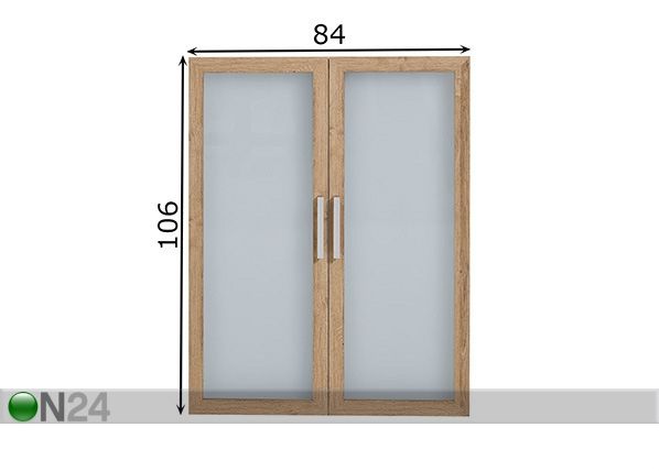 Комплект дверей Calvia 12 размеры