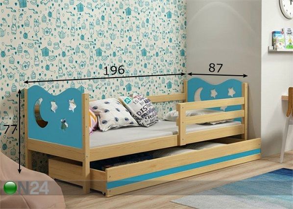 Комплект детской кровати 80x190 см размеры