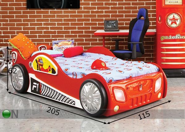 Комплект детской кровати Monza 90x190 cm размеры