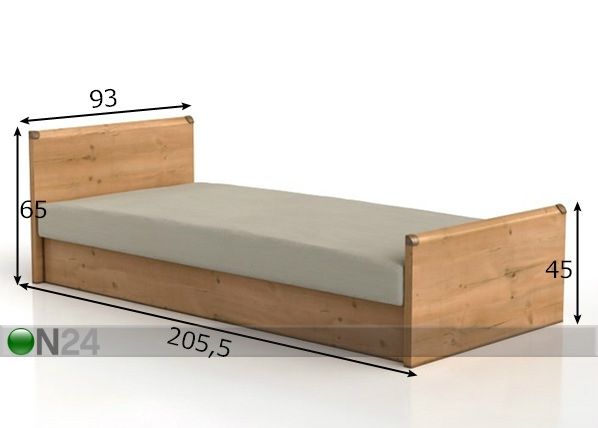 Комплект кровати 90x200 cm размеры