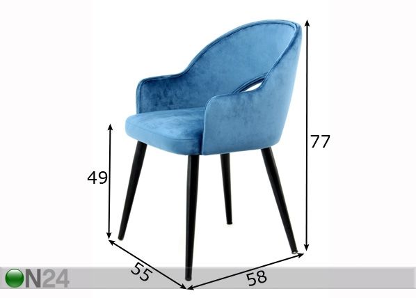 Комплект стульев размеры
