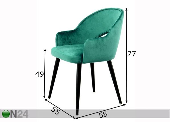 Комплект стульев размеры