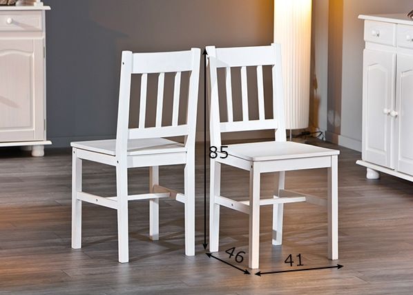 Комплект стульев Palmiro, 2 шт размеры