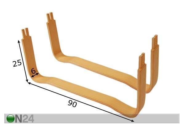 Комплект U-образных ножек 90cm размеры