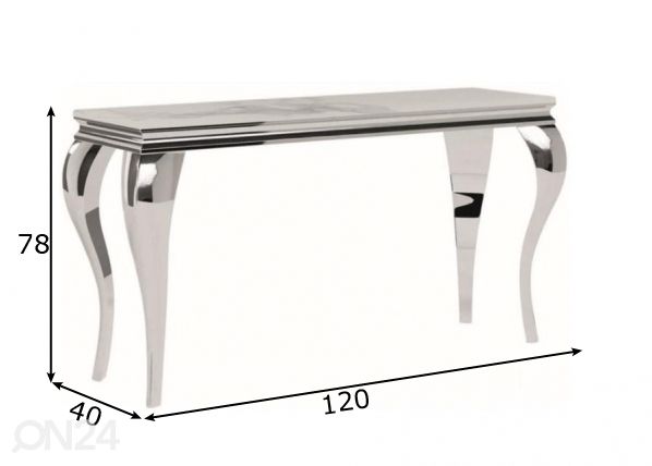Консольный стол 120 cm размеры