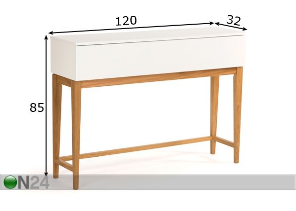 Консольный стол Blanco Console Table размеры