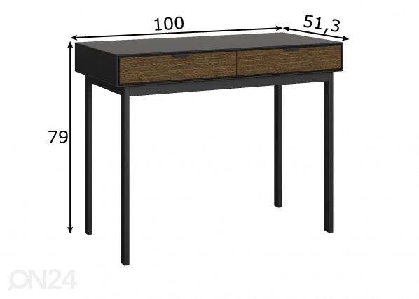 Консольный стол Soma размеры