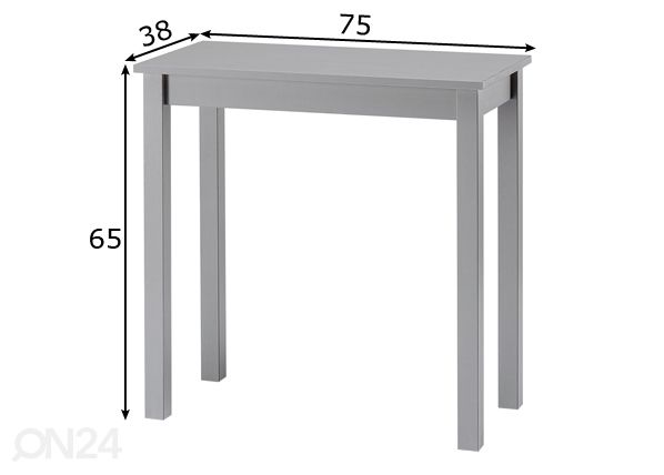 Консольный стол Vesa размеры