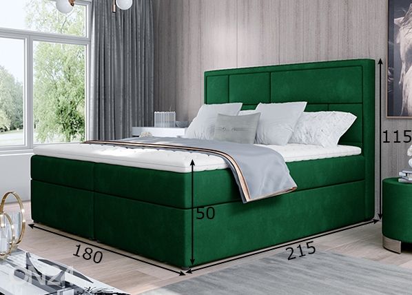 Континентальная кровать 180x200 cm размеры
