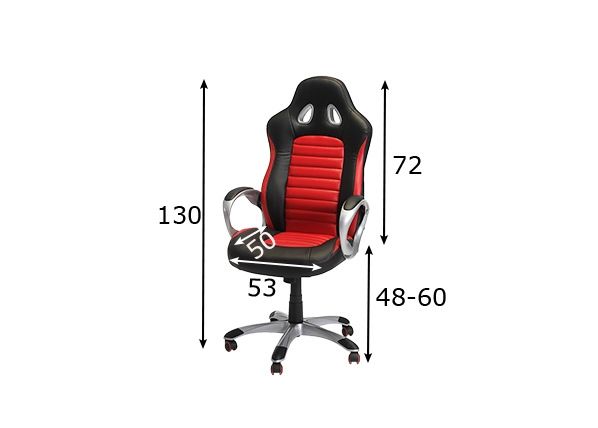 Кресло геймерское Speedy 2 размеры