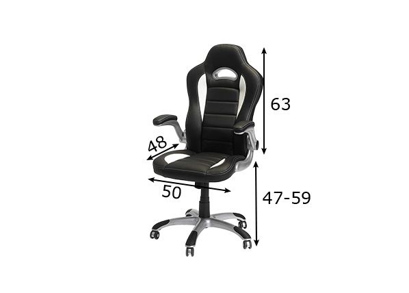 Кресло геймерское Speedy 3 размеры