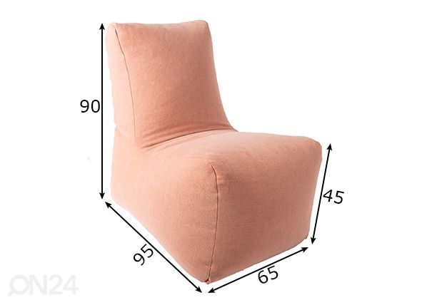 Кресло-мешок Jute Seat размеры