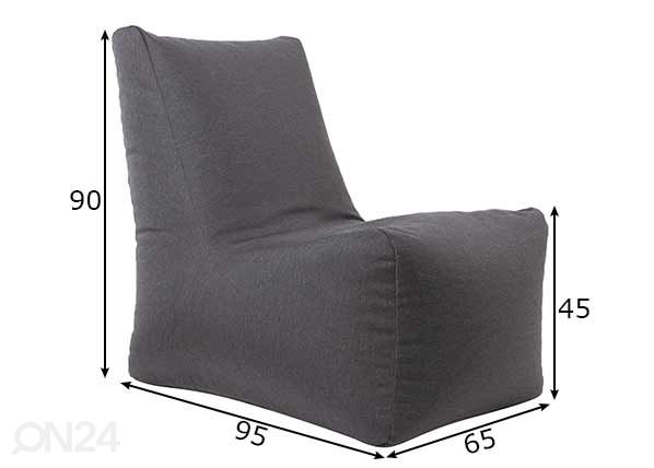 Кресло-мешок Seat размеры