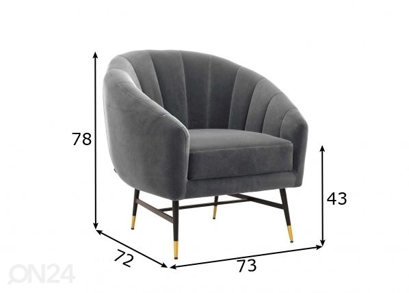 Кресло размеры