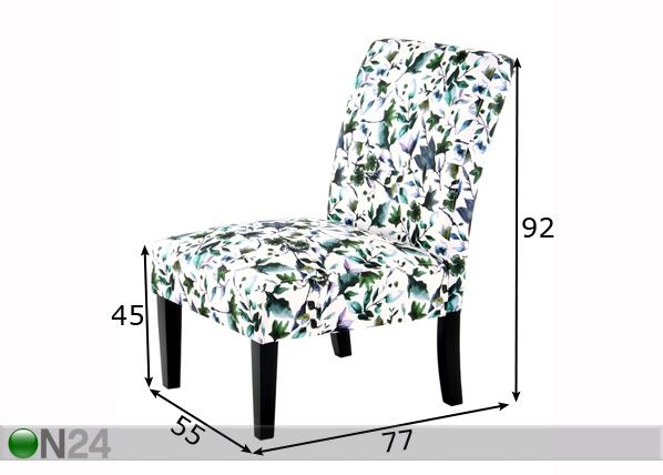 Кресло Flower-I размеры
