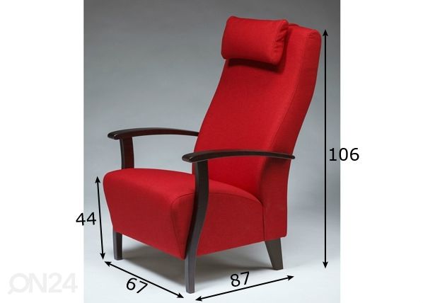 Кресло Mira 5 размеры