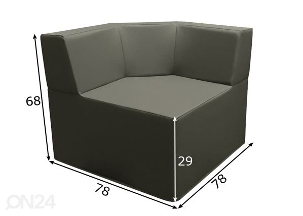 Кресло New Savona 78 размеры