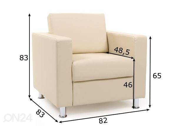 Кресло Simple размеры