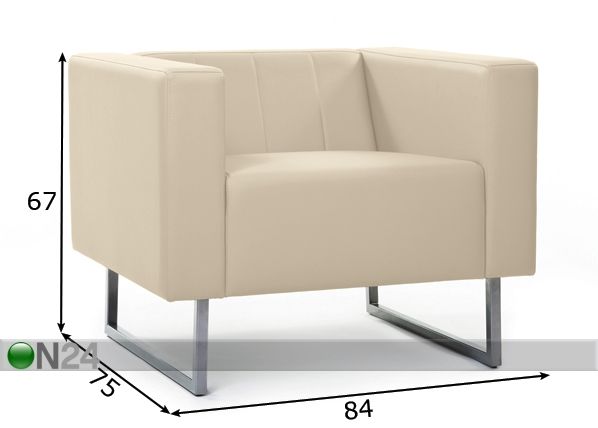 Кресло Venta размеры