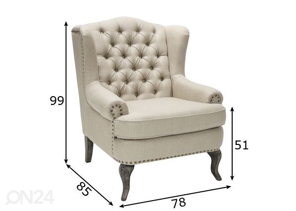 Кресло Watson размеры