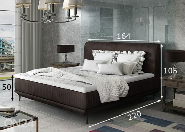 Кровать с матрасом 160x200 cm размеры