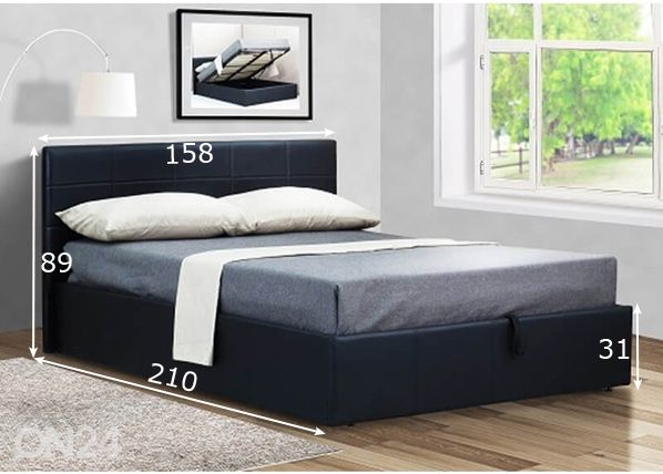 Кровать с ящиком Chanel 140x200 cm размеры