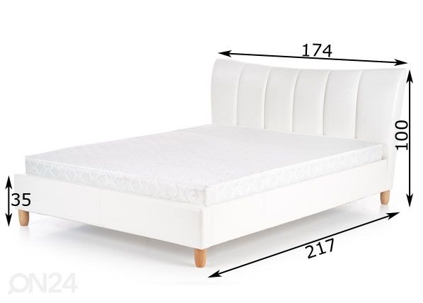 Кровать 160х200 см размеры