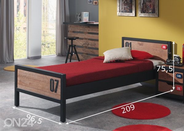 Кровать Alex 90x200 cm размеры