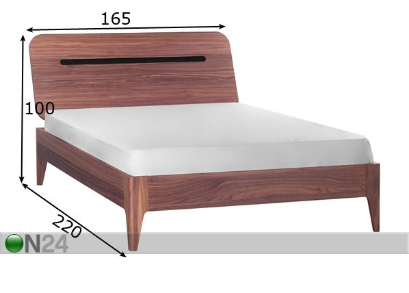 Кровать Amyos 160x200 cm размеры