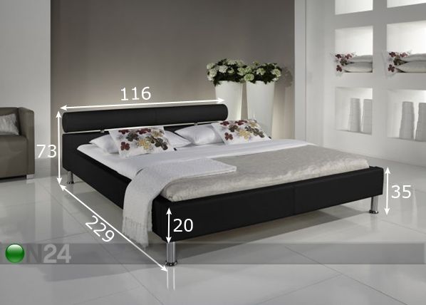Кровать Anello 100x200 cm размеры
