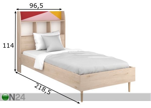 Кровать Anna 90x200 cm размеры