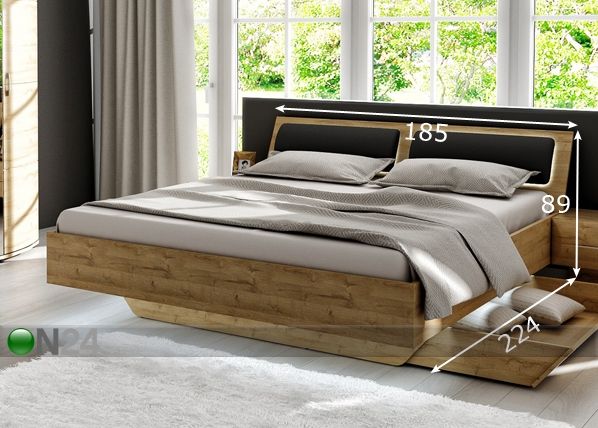 Кровать Atena 180x200 cm размеры