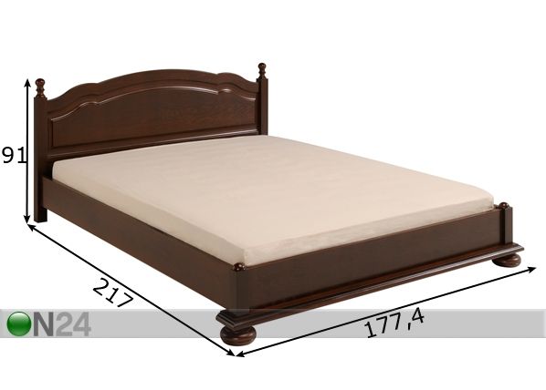Кровать Berry 160x200 cm размеры