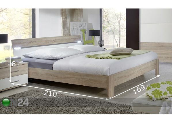Кровать Bilbao 160x200 см размеры