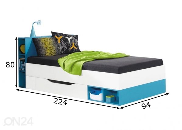 Кровать Bim 90x200 cm размеры