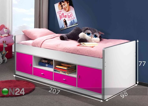 Кровать Bonny 90x200 см размеры