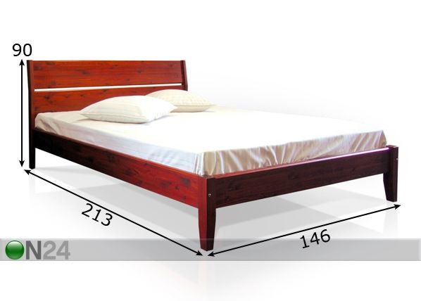 Кровать Classic 1 140x200 см размеры