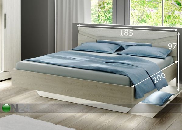 Кровать Diamond 180x200 cm размеры