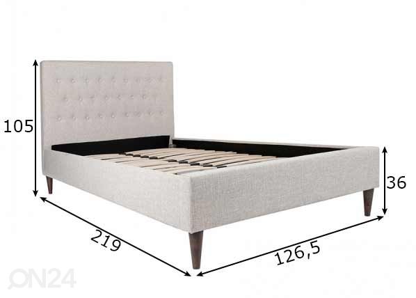 Кровать Emilia 120x200 см размеры