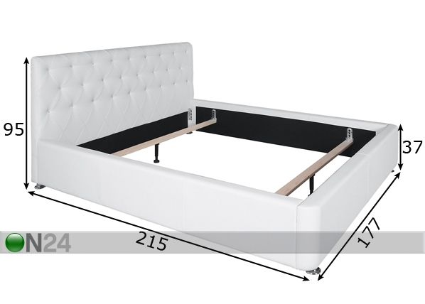 Кровать Fancy 160x200 cm размеры